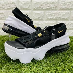 即決 ナイキ W エアマックス ココ サンダル NIKE KOKO ブラック ホワイト 黒 白 厚底 ボリュームサンダル 22.0cm 送料込み CI8798-002