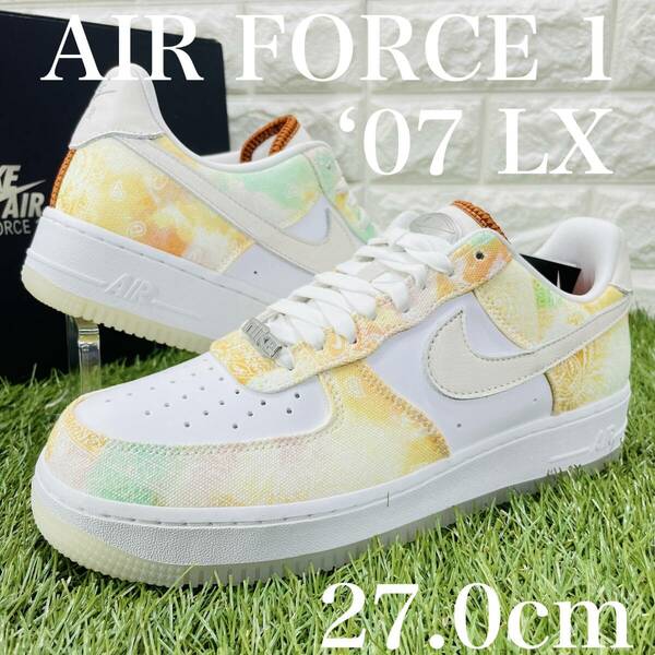 即決 ナイキ ウィメンズ エアフォース1 ロー 白 ホワイト Nike WMNS Air Force 1 Low AF1 厚底 27.0cm 送料込み FJ7739-101