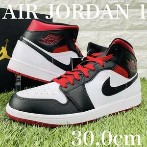 ナイキ エアジョーダン1 ミッド ジムレッド 白 赤 黒 Nike Air Jordan 1 Mid AJ1 メンズスニーカー 30.0cm DQ8426-106