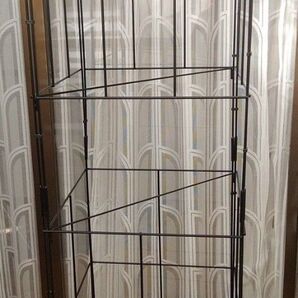 スチールラック キャスター付 メタルシェルフ 収納棚 ワイヤーラック オープンラック