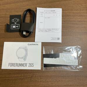 5085【未使用】GARMIN ガーミン FORERUNNER 265 マルチバンド対応GPSランニングウォッチ ホワイト ブランド 時計の画像6