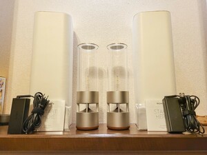 美品 SONY LSPX-S1 グラスサウンドスピーカー 2本セット 