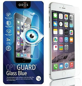 スマホ保護フィルム ガラスフィルム iphone6Plus/6SPlus 対応 5.5インチ ブルーライトカット ★QD-7721-TGBS