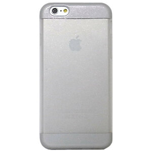 スマホケース iPhone 6/6s 対応 保護 カバー ゲルスキン グリッティー ホワイト ケース ★celly-01152