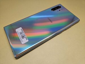 SIMフリー Galaxy Note10+ SCV45 256GB 良品 充電ケーブル付 オーラグロー★液晶焼け有