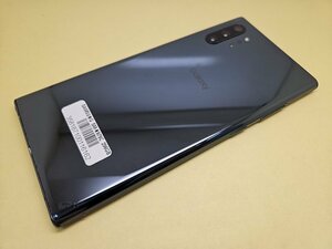 SIMフリー Galaxy Note10+ SM-N975C 256GB 良品 充電ケーブル付 ★薄い液晶やけ有