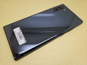 SIMフリー Galaxy Note10+ SM-N975C 256GB 良品 充電ケーブル付 ★薄い液晶やけ有