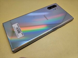 SIMフリー Galaxy Note10+ SM-N975C 256GB 美品 充電ケーブル付 ★薄い液晶やけ有