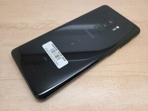 SIMフリー Galaxy S9+ SCV39 64GB 良品 充電ケーブル付 ブラック 液晶焼け有