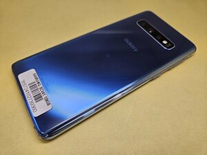 SIMフリー Galaxy S10 SCV41 128GB 充電ケーブル付 ブルー ★訳あり