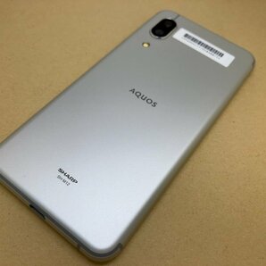 SIMロック解除済み 白ロム AQUOS sense3 SH-M12-y シルバーホワイト ワイモバイル SIMフリー 充電ケーブル付 本体のみ 未使用 美品の画像2