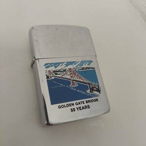 ＃1980 ZIPPO ジッポ 1986年 ゴールデンゲートブリッジ 50周年 火花確認済 喫煙具 の画像1