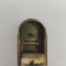 #2215 Maruman マルマン ガスライター GL-88 K22GP ゴールドカラー アンティーク ヴィンテージ 火花確認済_画像8