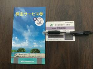 JR東日本　株主優待割引券　サービス券付き