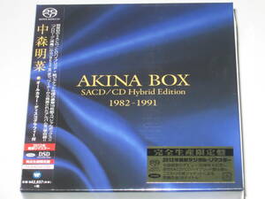 新品 中森明菜 AKINA BOX(紙ジャケット&SACD/CDハイブリッド仕様)完全生産限定盤