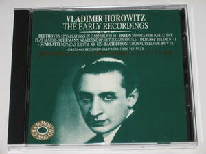 CD ウラディミール・ホロヴィッツ Vladimir Horowitz The Early Recordings/CEDAR