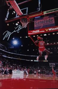 * Michael * Jordan autograph sa Info to/ photograph season MVP5 times final MVP6 times basketball. god sama 