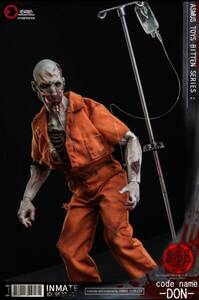 ☆新品　1/6　男性アクションフィギュア　ゾンビ　囚人　患者　Asmus Toys Prisoner DON バイオハザード　ウォーキング・デッド