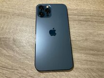 【9107】iPhone 12 Pro Max 128 GB パシフィックブルー SIMフリーバッテリー100% 利用制限なし 全動品 １円～スタート_画像2