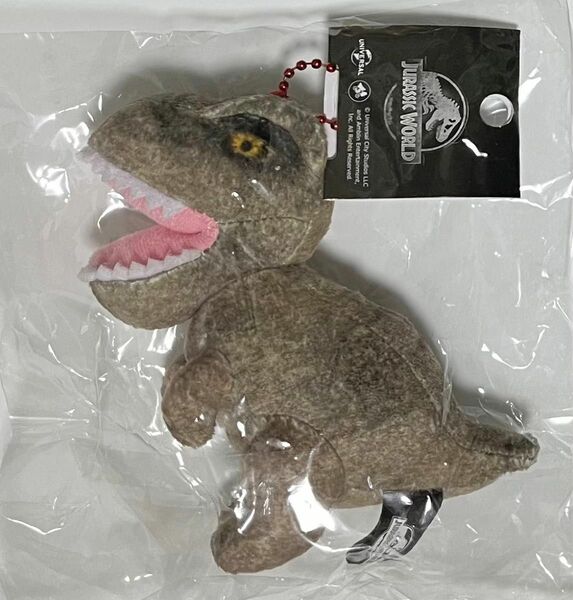 ジュラシックワールド　ボールチェーンマスコット　T-REX ティラノサウルス　恐竜　ぬいぐるみ　日本限定