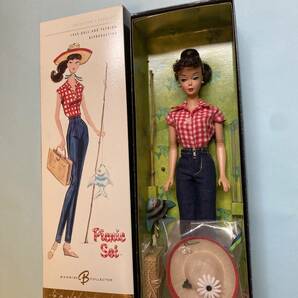 バービー ドール 60年代 リプロダクション 復刻 Gold Label Barbie Picnic Set Collector 2005 Reproduction 1959 #967 NRFBの画像1