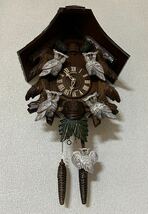 白ふくろうの森　本場ドイツ製 オリジナル からくり掛時計 壁掛け時計 アントン・シュナイダー_画像3