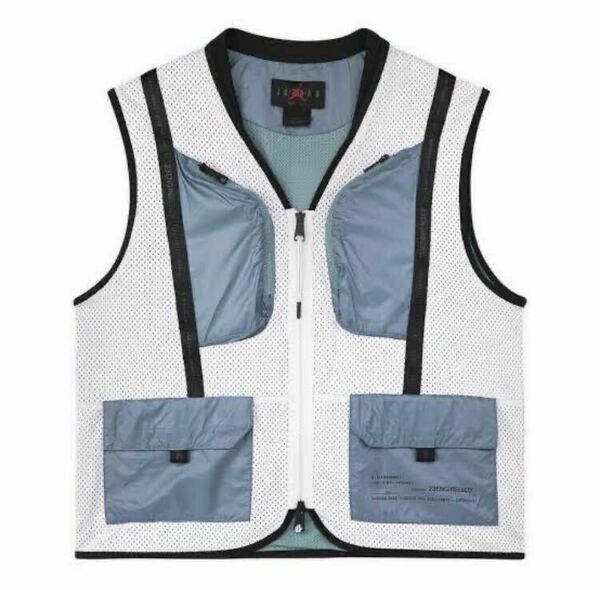 NIKE JORDAN ENGINEERED VEST ベスト ジップアップ ナイキ ジャンプマン　メッシュ　S