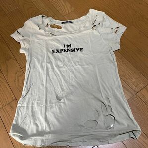 半袖Tシャツ トップス レディス穴あきトップススパイアルガールMラフ&セクシーT