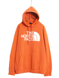 ノースフェイス プリント スウェット フード パーカー メンズ XL The North Face プルオーバー 裏起毛 トレーナー アウトドア 大きいサイズ