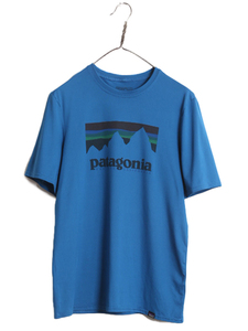 パタゴニア キャプリーン プリント 半袖 Tシャツ メンズ S 古着 Patagonia アウトドア ストレッチ スムース ベースレイヤー グラフィック