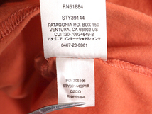 17年製 パタゴニア プリント 半袖 Tシャツ メンズ М Patagonia アウトドア フィッツロイ クレスト グラフィック スリム フィット オレンジ_画像6