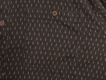 18年製 パタゴニア ポケット付き 総柄 半袖 シャツ メンズ L 古着 Patagonia アウトドア ヘンプ 麻 オーガニック コットン バックステップ _画像4