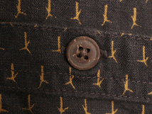 18年製 パタゴニア ポケット付き 総柄 半袖 シャツ メンズ L 古着 Patagonia アウトドア ヘンプ 麻 オーガニック コットン バックステップ _画像5