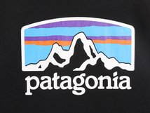 21年製 パタゴニア 両面 プリント 半袖 Tシャツ メンズ L / Patagonia アウトドア グラフィック イラスト バックプリント クルーネック 黒_画像3