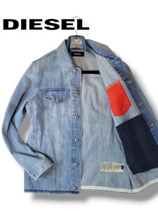 DIESEL/ディーゼル　デニムジャケット トラッカージャケット　切りっぱなしデザイン　Gジャン