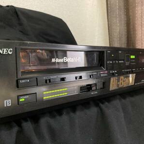 ★NEC VC-N65★HibandHiFiベータビデオカセットデッキ★テープ照明ミラー付★β１s録画対応★1985年 Vistack 日本電気 日本製★ジャンクの画像2