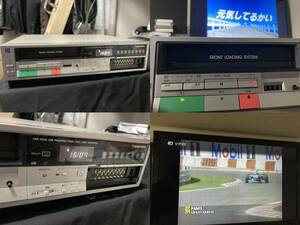 動作OK★TOSHIBA V-M7★ベータビデオカセットデッキ VIEWSTAR★1983年 ベータ β テープ 東芝 ビュースター 日本製