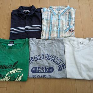 男の子　Tシャツ　ポロシャツ　半袖　130　まとめ売り