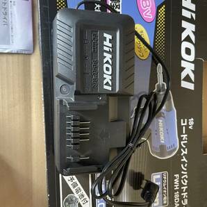 未使用・（格安） HIKOKI FWH18DA(2BG) 18V コードレスインパクトドライバ バッテリー2個付 日立工機の画像5