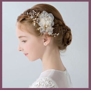 子供 ヘアアクセサリー 髪飾り 発表会 ヘアクリップ ピアノ 結婚式 髪飾り 女の子 キッズ 上品 可愛い フォーマル 発表会