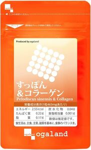 すっぽん＆コラーゲン　　約１ヵ月分(60カプセル)　　オーガランド　　　　送料無