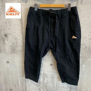 【KELTY】ワンポイントロゴ 七部丈 カジュアルパンツ