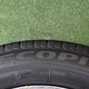 良品★StrongHold 5J+45 4H100★95%山★2021年★Bridgestone Ecopia 155/65R14 モコ MRワゴン スペーシア ワゴンR タント N-BOX デイズの画像7