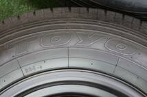 美品★冬用 スチール 6J+35 6H139.7★95~99%山★2019年★Toyo 195/80R15 ハイエース レジアスエース レジアス 等_画像4