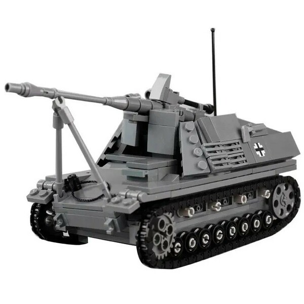 【新品】WW2ドイツ国防軍 Sd.Kfz.164ナースホルン　レゴ互換 外箱なし レゴ互換 ブロック 未組立 ドイツ 戦車