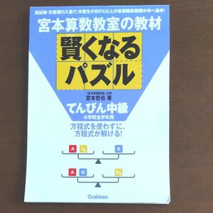 宮本算数教室の教材賢くなるパズルてんびん中級　小学校全学年用 宮本哲也／著