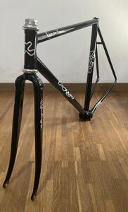  prompt decision beautiful goods dent less NJS piste bicycle race frame kiyomiya The wakiyomiyazawa 510 27.0 120 truck bike black hatta head parts attaching rossin