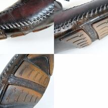 【レア オルガ期 廃版】BERLUTI ベルルッティ サイズ:6.5(25.5cm相当) インディオ ダービーシューズ 革靴 ブラック 紫_画像5