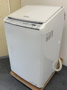 P6120)HITACHI 日立 縦型洗濯乾燥機 ビートウォッシュ 洗濯8kg 乾燥4.5kg BW-DV80G AI お洗濯 除菌機能 温水ミスト 中古