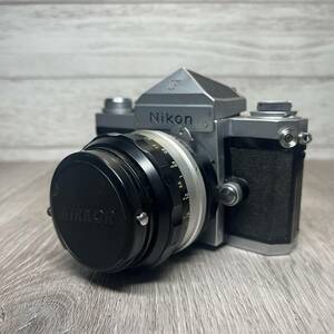 【YH-8667】中古現状品 Nikon ニコン ニコンF AUTO 1:1.4 f=50mm 一眼レフ フィルムカメラ レンズケース付き